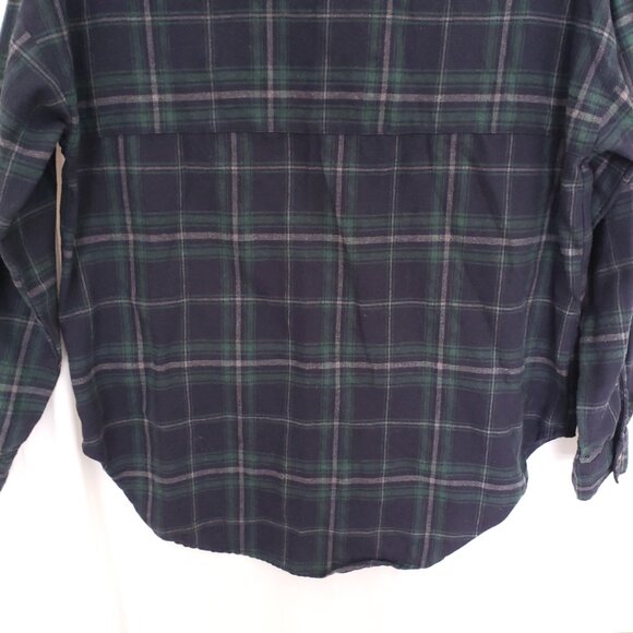 Spoon Jeans Multicolor Plaid Collar Button Up Long Sleeve Shirt Size M - Picture 15 of 16